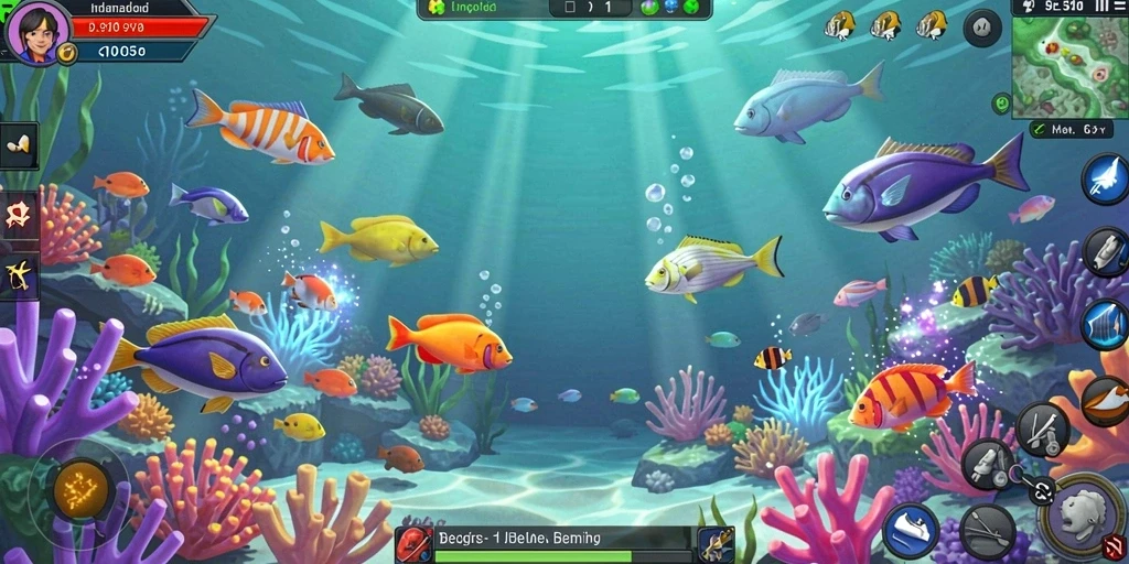 Tampilan awal game yang menarik dan penuh warna.
