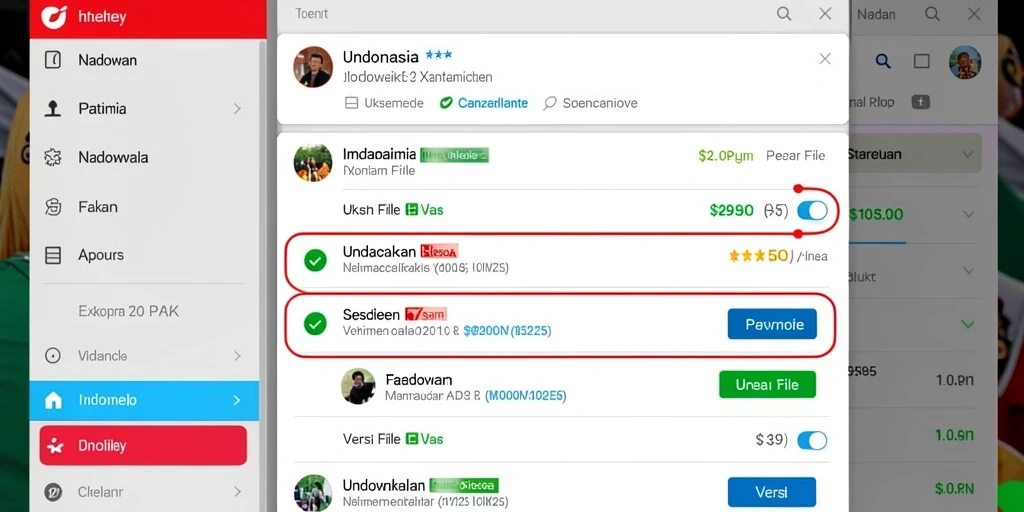 Tampilan awal game yang menarik dan intuitif.