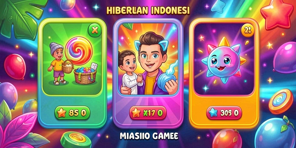Tampilan awal permainan yang menarik.