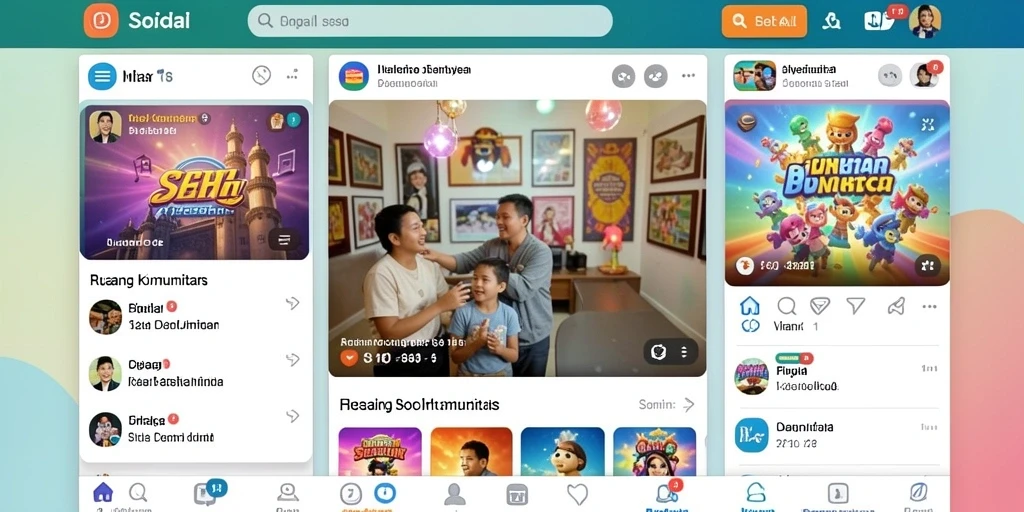 Tampilan awal yang menarik dengan navigasi mudah.