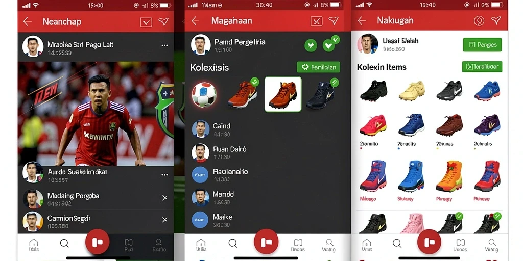 Tampilan antarmuka yang modern dan menarik.