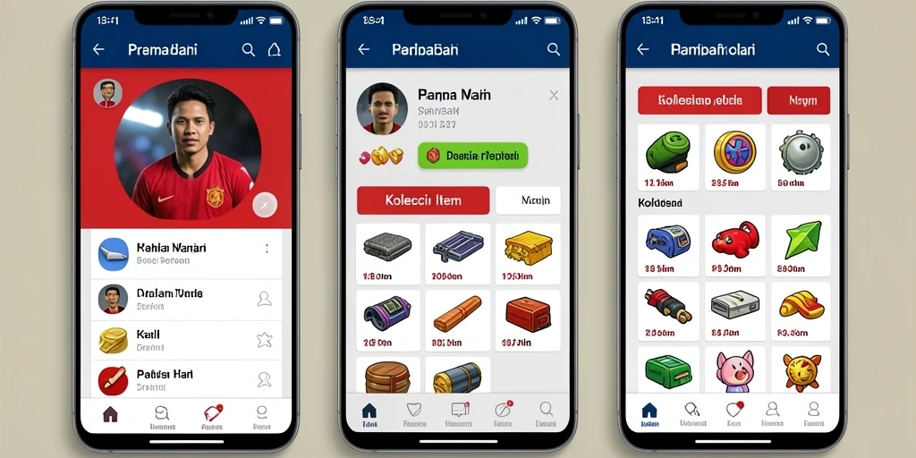 Tampilan antarmuka yang modern dan user-friendly.