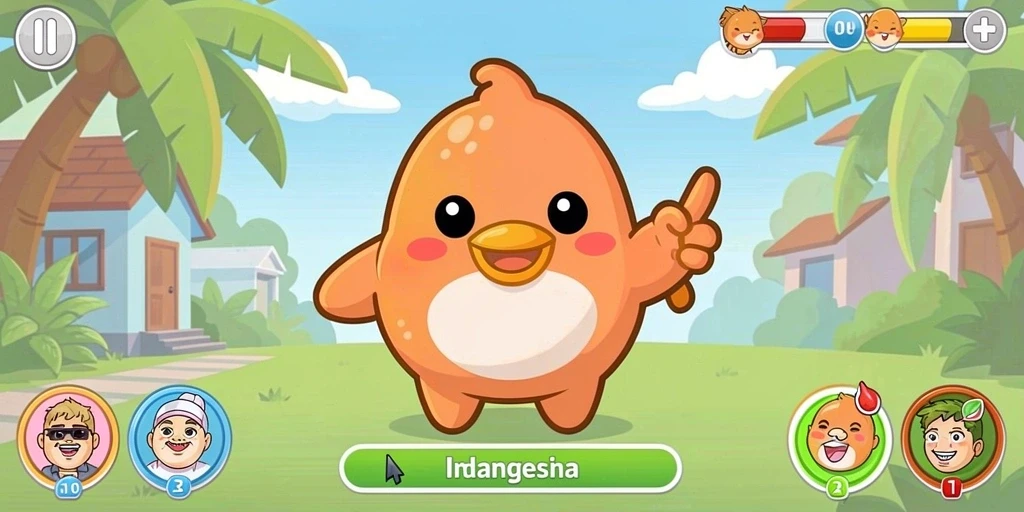 Tampilan awal permainan yang menakjubkan.